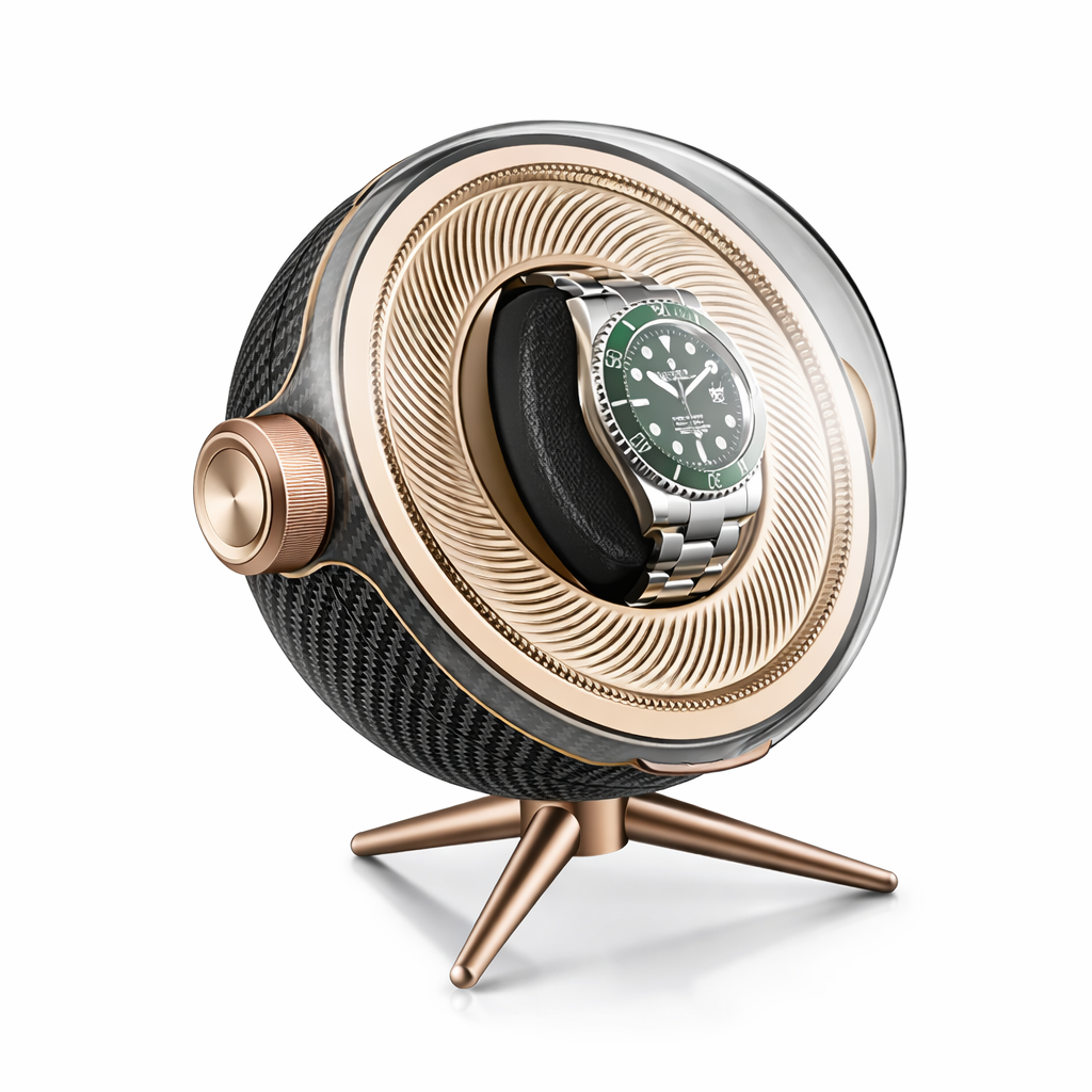 REMONTOIR MONTRE TRIPODE - CARBONE