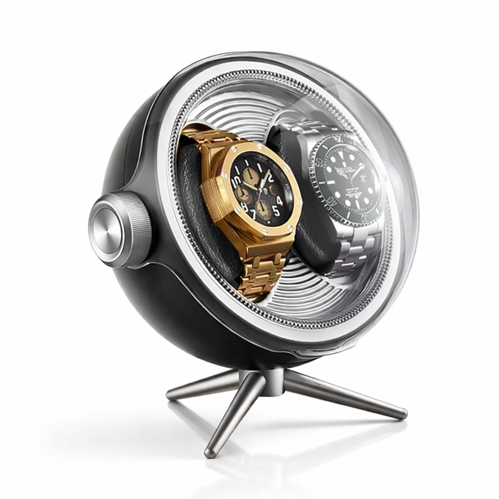 REMONTOIR 2 MONTRES TRIPODE - BLACK